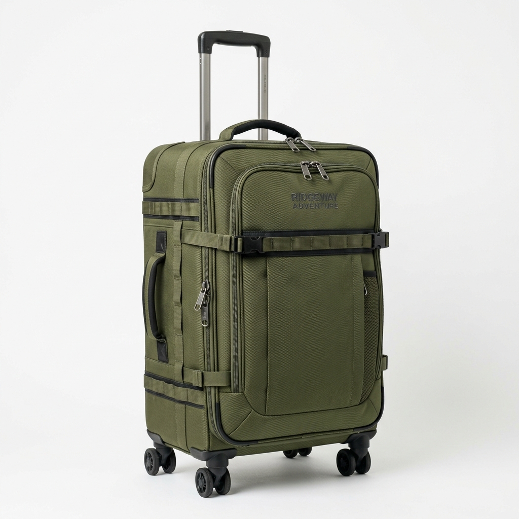 Olive Green Adventure Suitcase